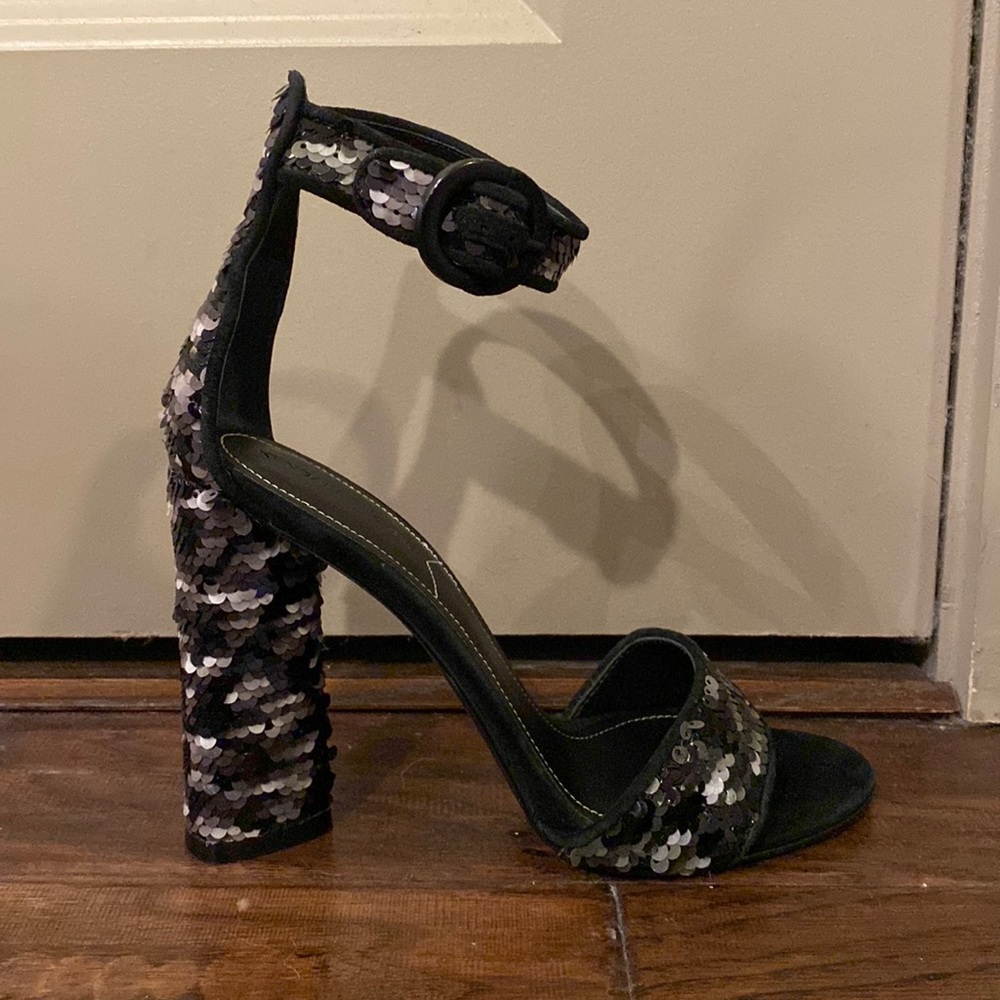 Kendall + Kylie sequin high heels